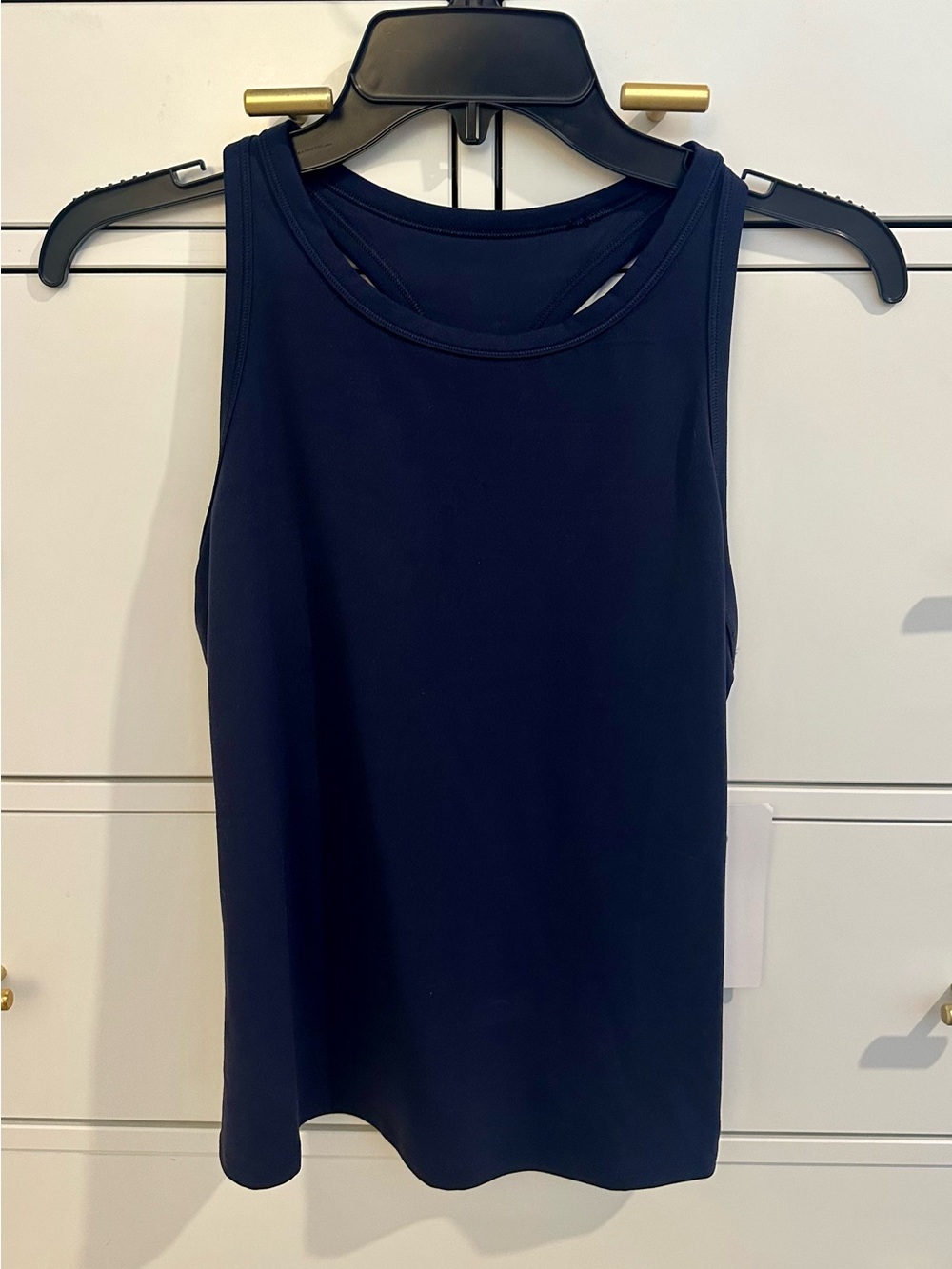 Athleta Women's Navy Transcend Racerback Tank Sz S NWT